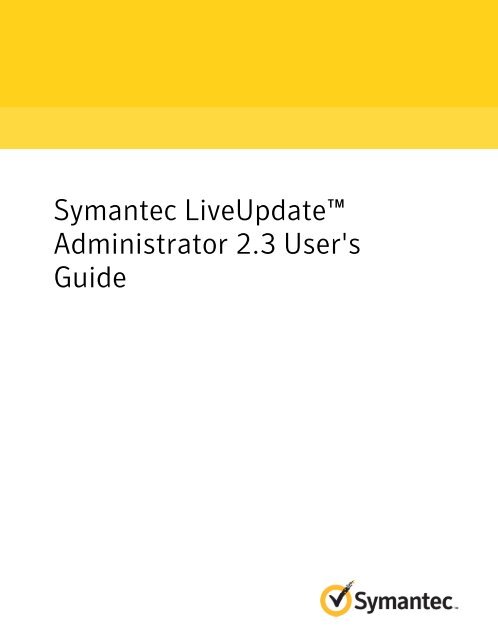 symantec live update symantec live update