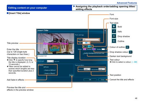 HD Writer AE for HDC Operating Instructions - Panasonic