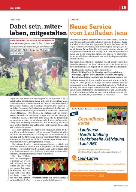 Ausgabe 17 - 07 Das Stadtmagazin . BLOG