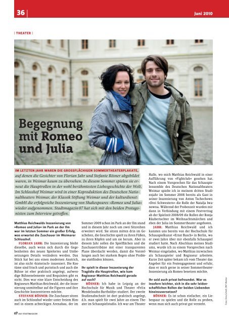 Ausgabe 17 - 07 Das Stadtmagazin . BLOG