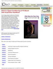 Signal Conditioning and PC-Based Data Acquisition ... - DSP-Book