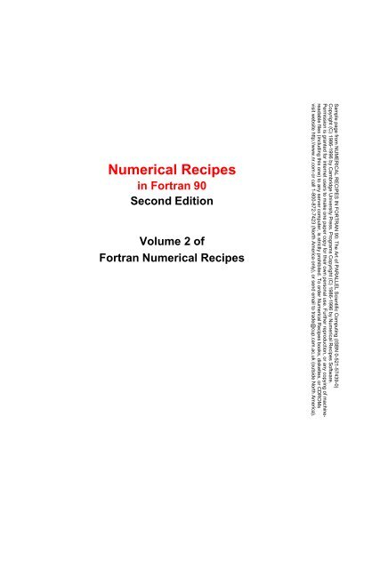 Numerical Recipes in Fortran 90.pdf - AstroPhysics and Neutrino ...