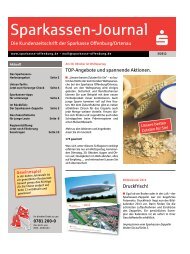 Sparkassen-Journal - Sparkasse Offenburg/Ortenau