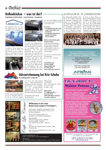 Dezember 09 / Ausgabe 29 - Dorfblatt