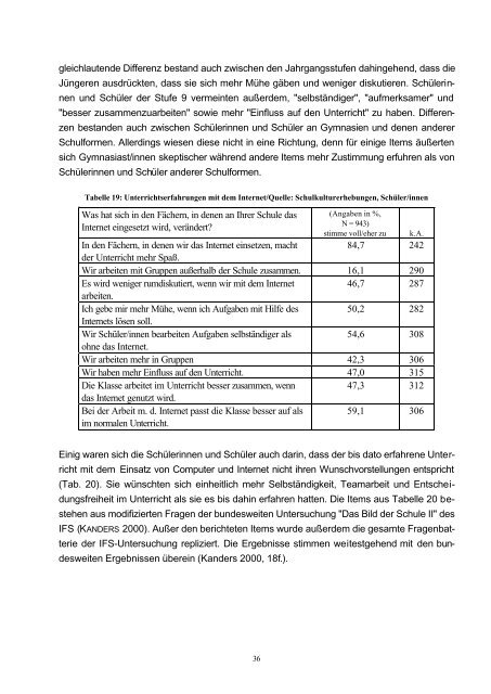 Institut für Schulentwicklungsforschung (IFS) Universität Dortmund ...