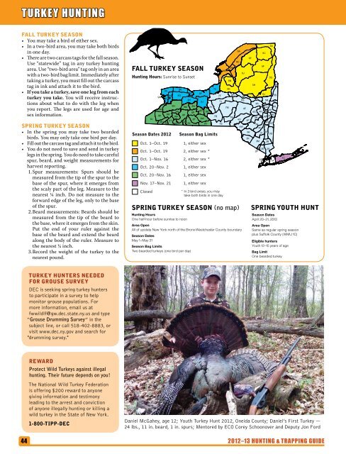 2012-2013 Hunting & Trapping Regulations Guide - New York State ...