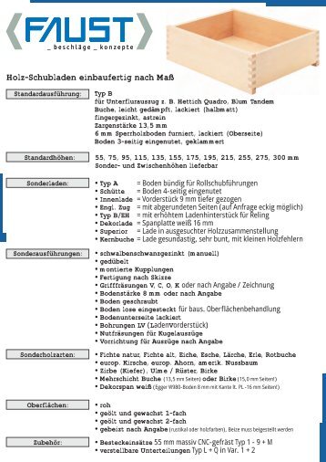 Bestellformular format-Schubkasten - Edmund Faust