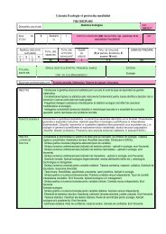 16. Statistica ecologica