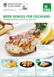 MEER GENUSS FÜR FISCHFANS - Eduard Schmitz & Sohn GmbH