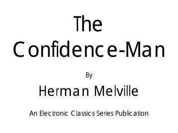 The Confidence-Man - Pennsylvania State University