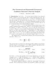 The Greenwood and Exponential Greenwood Confidence Intervals ...