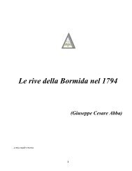 Le rive della Bormida nel 1794 (Giuseppe Cesare Abba)