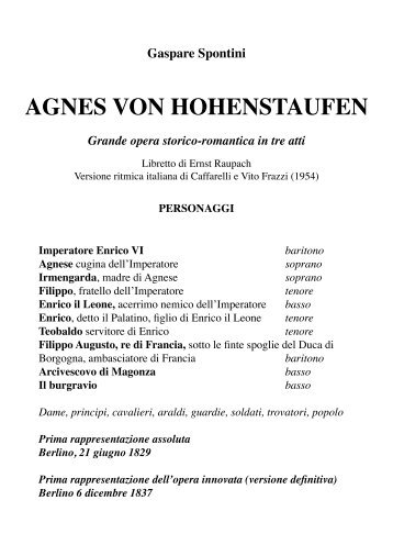 Agnes von Hohenstaufen - Benvenuto