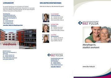 Download Flyer - BBZ Berufsbildungszentrum Fulda