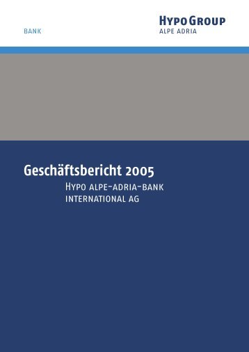 Geschäftsbericht (Deutsche version) - Hypo Group Alpe Adria ...