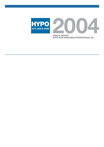 2004 - Hypo Group Alpe Adria - Group - Annual Report 2009