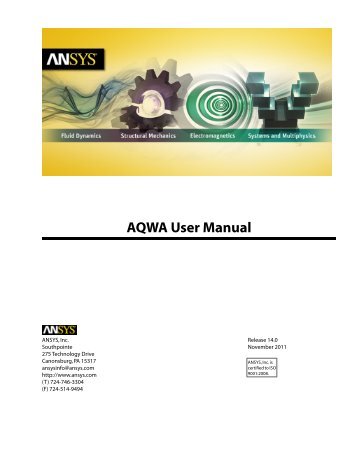 AQWA User Manual - Ansys