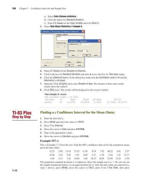 Confidence Intervals and Sample Size