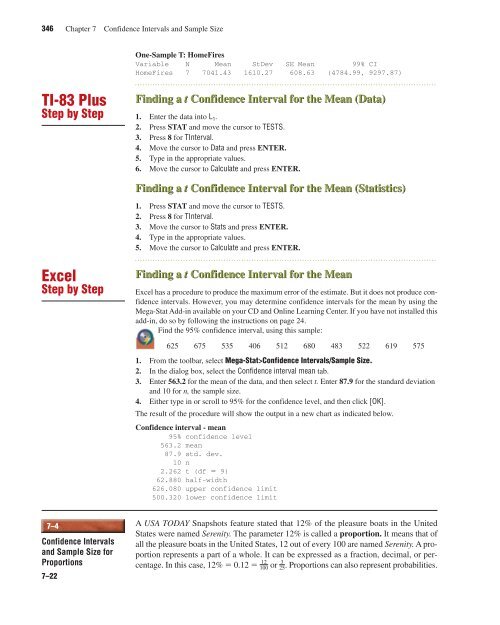 Confidence Intervals and Sample Size