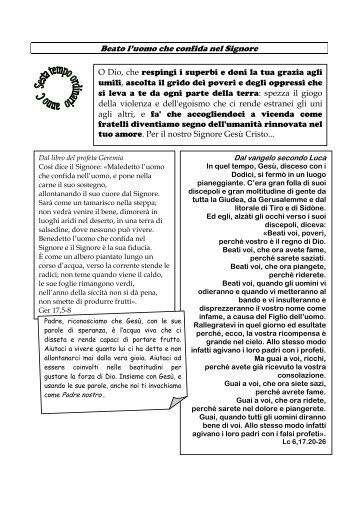 Beato l'uomo che confida nel Signore - Il sito della parrocchia di Illasi