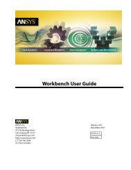 Workbench User Guide - Customer Portal - Ansys