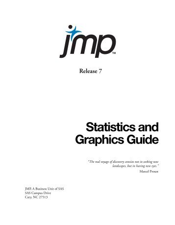 Statistics and Graphics Guide - JMP