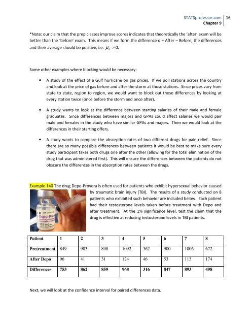 Confidence Intervals and Hypothesis Tests: Two Samples - Florida ...