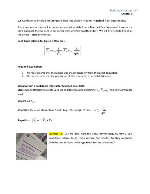 Confidence Intervals and Hypothesis Tests: Two Samples - Florida ...