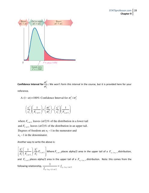 Confidence Intervals and Hypothesis Tests: Two Samples - Florida ...