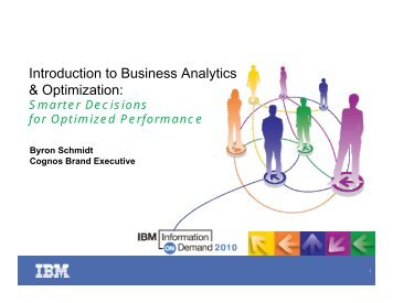 Introduction to Business Analytics & Optimization: - IBM