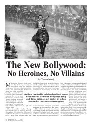 The New Bollywood: - silversalt pr