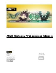 Mechanical APDL Command Reference - Customer Portal - Ansys