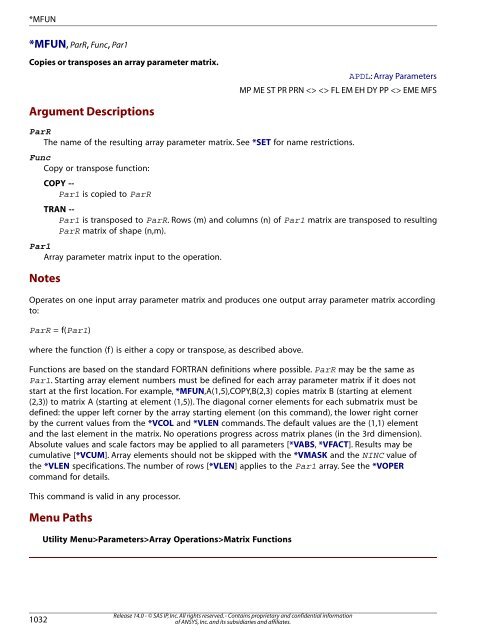ansys mechanical apdl command reference ansys mechanical apdl command reference