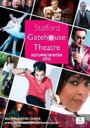 AUTUMN/WINTER 2012 - Stafford Gatehouse Theatre