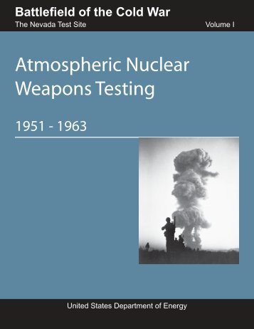 Atmospheric Nuclear Weapons Testing - U.S. Department of Energy