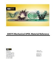 Mechanical APDL Material Reference - Ansys