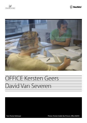 OFFICE Kersten Geers David Van Severen - BauNetz