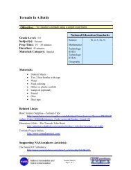 NASAexplores 5-8 Lesson: Tornado In A Bottle (All Sheets PDF)