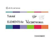 Tutorial ElementsCAD für Vectorworks 12.5 - EDV & CAD group