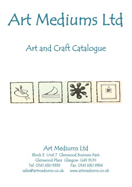 Art and Craft Catalogue - Art Mediums