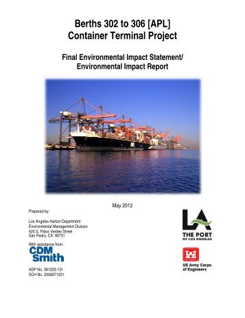 Berths 302 to 306 [APL] Container Terminal Project - The Port of Los ...