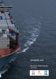 ENERPLAN Research Achievements - Maersk
