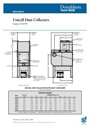 Unicell Dust Collectors - Donaldson Torit DCE