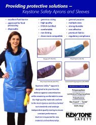 Providing protective solutions — Keystone Safety Aprons and Sleeves