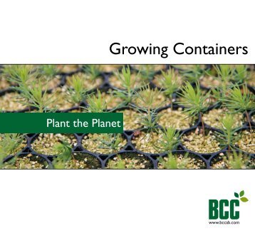 Growing Containers - BCC