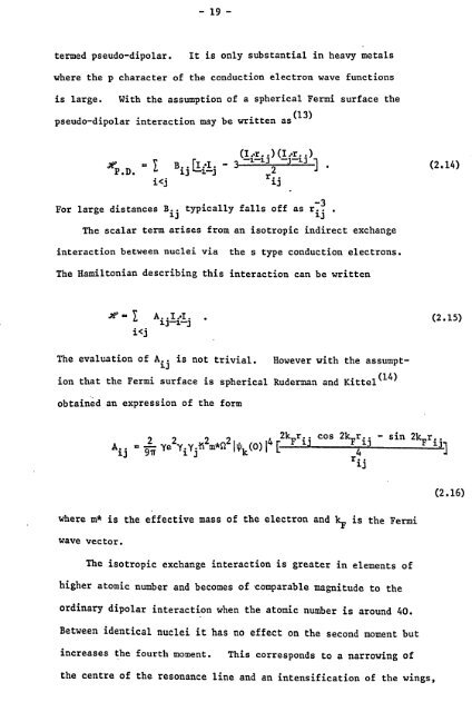 NNR IN RAPIDLY ROTATED METALS By - Nottingham eTheses ...