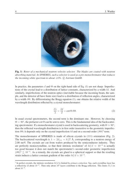 Neutron Scattering - JUWEL - Forschungszentrum Jülich