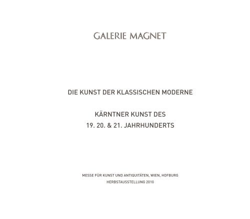 WERNER BERG - Galerie Magnet