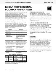 KODAK PROFESSIONAL POLYMAX Fine-Art Paper - Silverprint