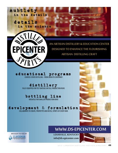 502-320-6419 - The American Distilling Institute